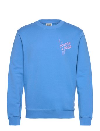 Regular Fit Left Chest Logo Sweatshirt Blue Scotch & Soda