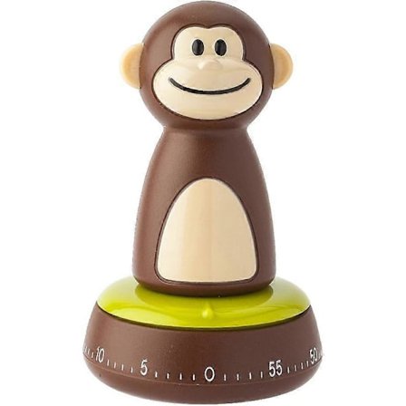 Kökstimer Apa, rostfritt stål, brun/beige, 5 x 5 x 10 cm