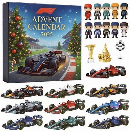 F1 Adventskalender Julegave Racing-tema Blindboks