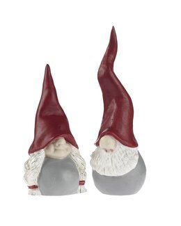Juldekoration Tomte Mor&Far 2-Pack Röd - Nääsgränsgården