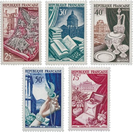 Frankrig 1954 - YT 970-974 - Postfrisk