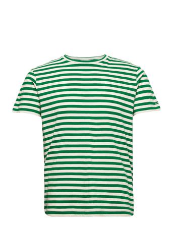 D.1 Striped Ss T-Shirt T-shirts Short-sleeved Monivärinen/Kuvioitu GANT