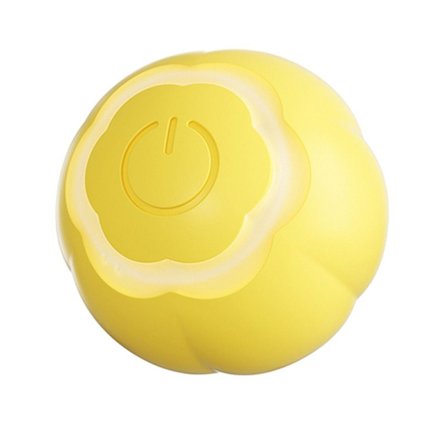 Smart interaktiv katteball Elektrisk katteleke GUL