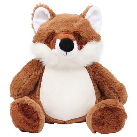 Mumbles Zippie Fox Plyschleksak One Size Brun