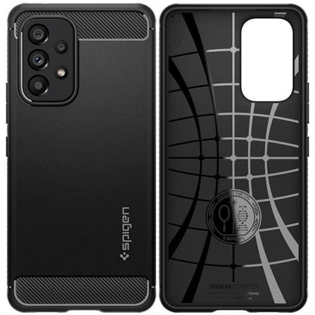 SPIGEN RUGGED ARMOR GALAXY A53 5G MATT SVART