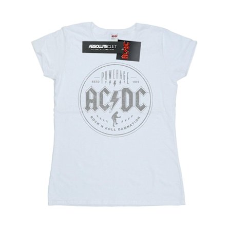 AC/DC Damnation Svart Bomull T-shirt för Dam/Kvinnor