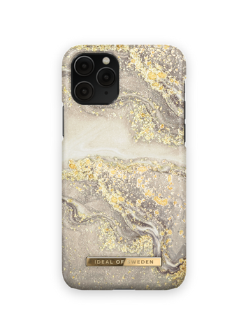 Unisex Hülle, iPhone 11 Pro Sparkle Greige Marble Handyhülle