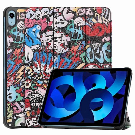 iPad 10.9 2022 (10. sukupolvi) -kotelo Tri-fold Graffiti