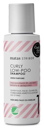 Matas Striber Curly Low-Poo Shampoo Uden Parfume 75 ml, Hår, Shampoo & Hårpleje, Shampoo