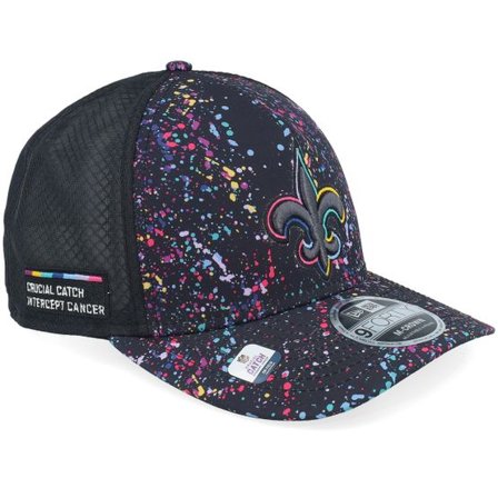 New Era - NFL Svart trucker Keps - New Orleans Saints NFL Crucial Catch 9FORTY A-Frame Trucker @ Hatstore