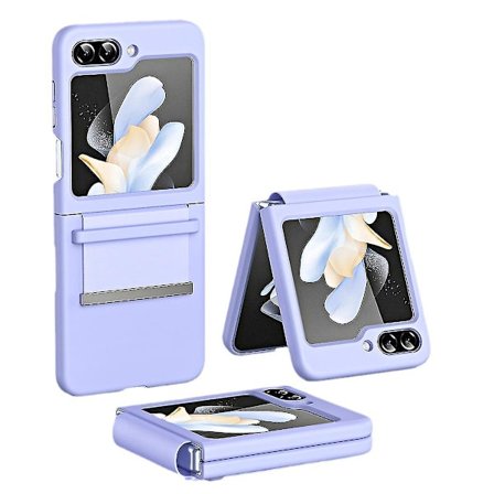 Skin Feel Solid Color Hinge Protection Shockproof Case For Samsung Galaxy Z Flip 5