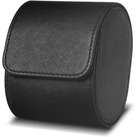 Bærbar Urboks med Enkelt Slot Retro Bærbar Urboks Læder Ur Rulboks Læder Rejse Ur Etui til Gave