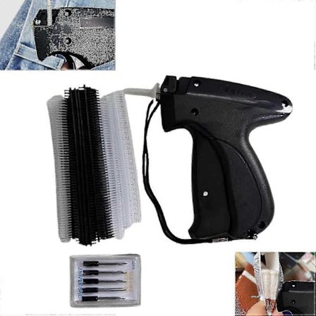 Stitch Quick Garment Fixer, Mini Handhållen Symaskin, Quilting Stitch Gun, Garment Micro Marker Stitch Tool (Svart)