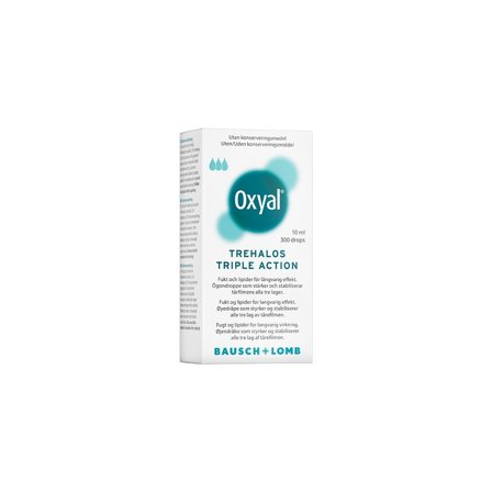 Oxyal Trehalos Triple Action - Øyedråper 10 ml