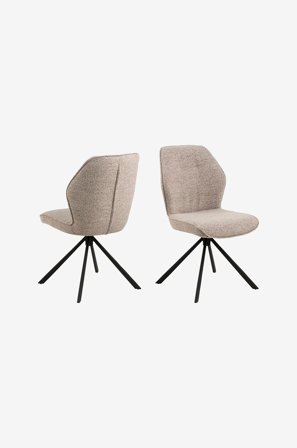 AC Design Furniture - Matsalsstol Aura 2-pack - Natur - Stolar - Från Homeroom