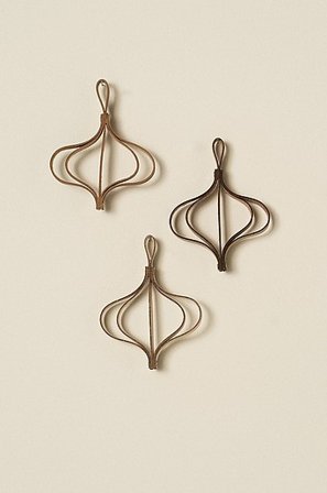 Jotex - Julgransprydnad 3-pack Beige SOLVEIG - Köp Julgransdekoration hos Jotex