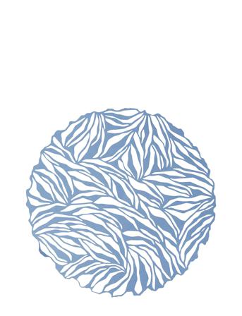 Papercut, A4, Organic, Circle Home Decoration Posters & Frames Posters Botanical Blå Studio About