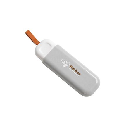 Bærbar lille pilleæske, én dags pakke pilleæske til at have med dig