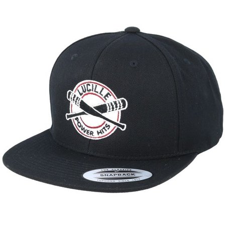 Scenes - Svart snapback Keps - Lucille Black Snapback @ Hatstore