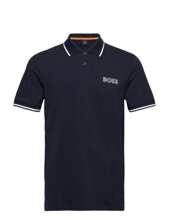 Pelogox Polos Short-sleeved Marineblå BOSS*Betinget Tilbud