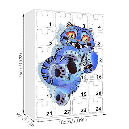 2025 KPOP Demon Hunter Girls Julekalender Blind Box, Ryggsekk Bil Nøkkelring Akryl Anheng, Julegave