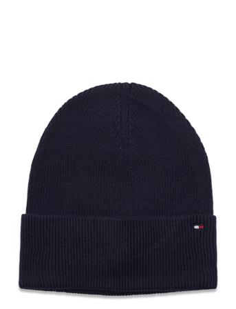 Essential Flag Beanie Accessories Headwear Beanies Navy Tommy Hilfiger