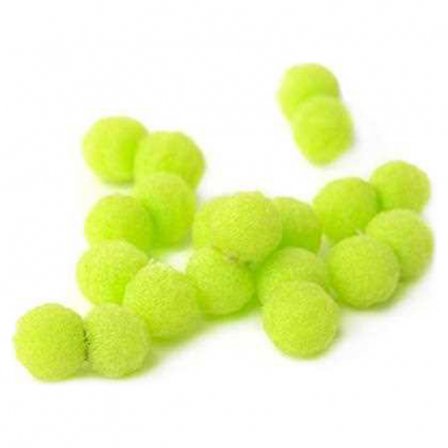 Pre Formed Booby Eyes Small - Chartreuse