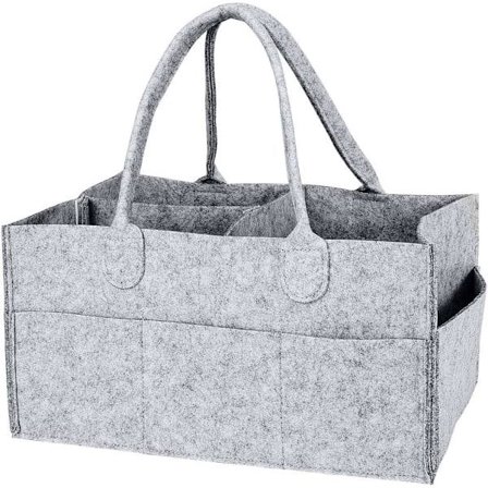 Hopfällbar baby (ljusgrå)