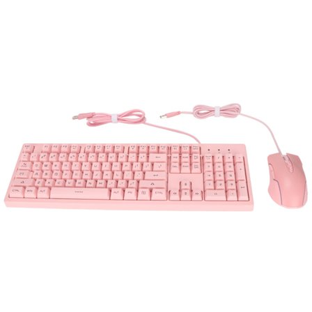 Trådløs tastatur- og musekombination ergonomisk vandtæt design RGB 6 niveauer DPI justerbart computertilbehør