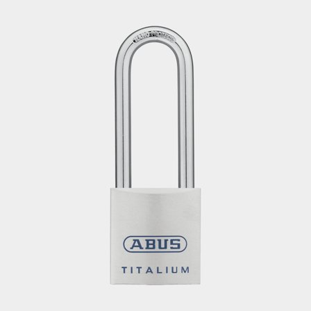 Cadenas ABUS 80TI/40HB63, avec anse longue, Ø7 mm, argent