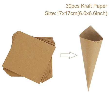 Staraise Kraft Papir Bryllup Bakke Konfetter Kegle Stativ Bakke Bakke Til Bryllup Dekoration Bryllup Konfetter Kegler Bryllup Papir Kegler