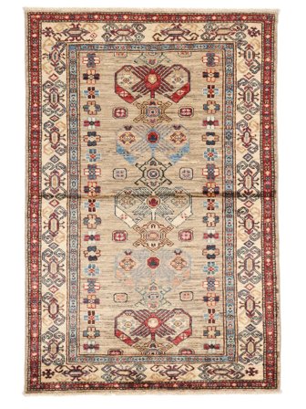 Oriental Kazak Ariana Rug 102X153 Brown/Beige Wool, Afghanistan