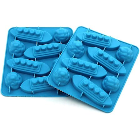 2 Titanic-jääpalaa, joustavaa silikonia, juhliin, kylmiin juomiin, cocktaileihin ja suklaaseen; BPA-vapaa, kestävä ja konepesun kestävä