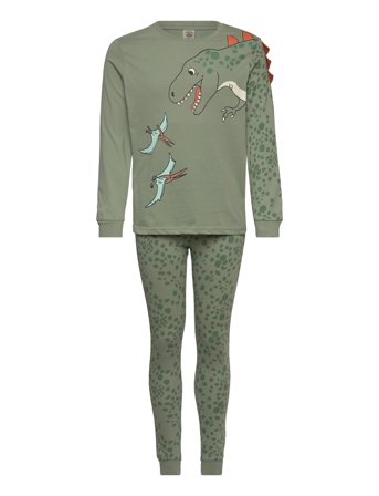 Lindex Pyjama 3D - Green - 92