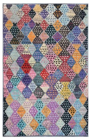 Berber Colourful Teppe Håndknyttet 115X180 Mørk Grå/Svart Afghanistan