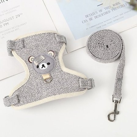 Kaninsele Bunny Leash Trekktau GRÅ S