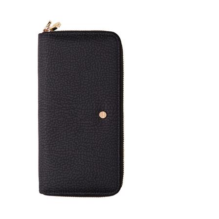 Borbonese, Wallets & Cardholders Czarny, Kobieta, Rozmiar: ONE Size