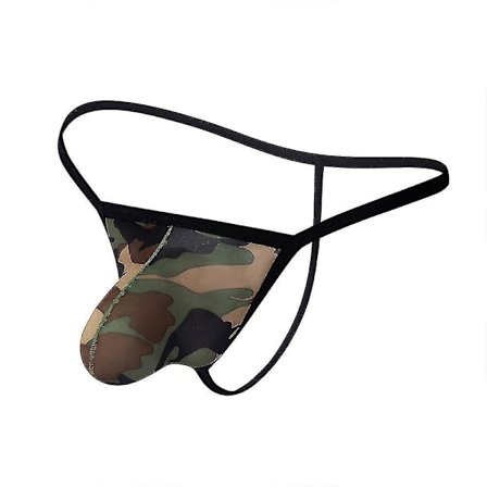 Sexiga G-string Trosor Herr Camo Bulge Pouch Tanga Underkläder T-back Kalsonger