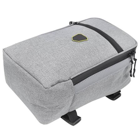 Foldbar Cykel Lithium Batteri Hale Taske Cykel Bagagebærer Bageste Pose Cykeludstyr Grå