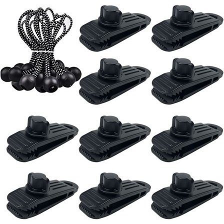 Tarp-klipser for tung bruk, vindtette klips for markiser, camping, ZQKLA