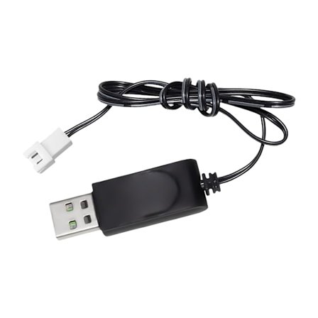 3.7V Lithium Batterioplader USB Strømkabel 4 Forskellige Stik til Fjernstyret Helikopter og Legetøj