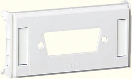 Schneider Electric 5971720 Monteringsbricka 1 modul, med märkskylt, Dator & surf