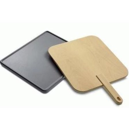 Bröd- och pizzasten - SIEMENS - HZ327000 - Pyrolytisk eldfast sten - Träskyffel - För 60cm ugnar