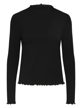 Pcnicca Ls Top Noos Black Pieces