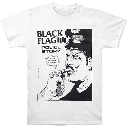 Black Flag Police Story T-shirt