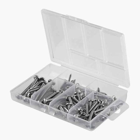 Marinskruv i box rostfri 92 st.