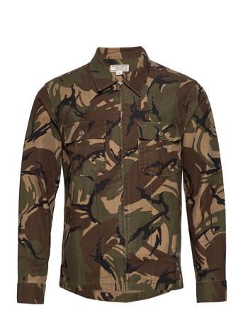 Wb Camo Printed Seaside Twill Zip Jacket Green J.Crew