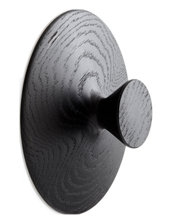 Nipple, Large, Stained Oak Black Applicata