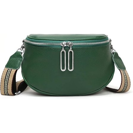 Fanny Pack Crossbody-laukut naisille Aito nahka Muoti Olkalaukku Vyölaukku Vyötärölaukku