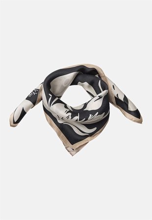 Soyaconcept - Mönstrad silkessjal - svart / mönstrad - för damer - - Cellbes